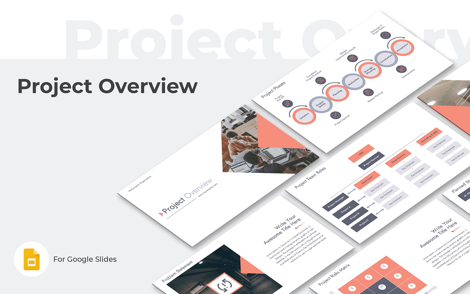 Project Overview Google Slides Presentation Template