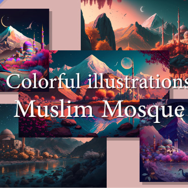 Muslims Mosque Illustrations Templates 326246