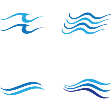 Blue Water Logo Templates 326365