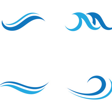 Blue Water Logo Templates 326367