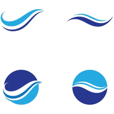 Blue Water Logo Templates 326369