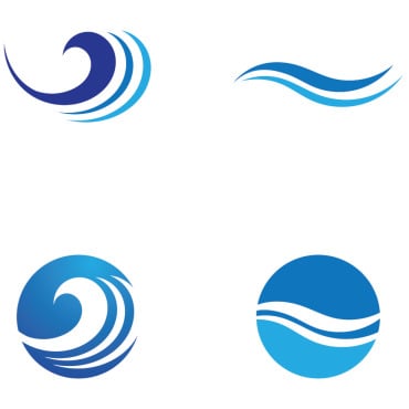 Blue Water Logo Templates 326370