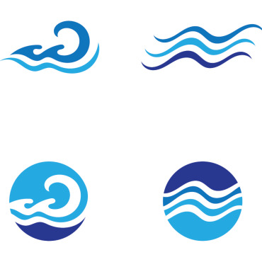 Blue Water Logo Templates 326371