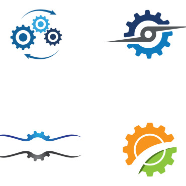 Machine Symbol Logo Templates 326388