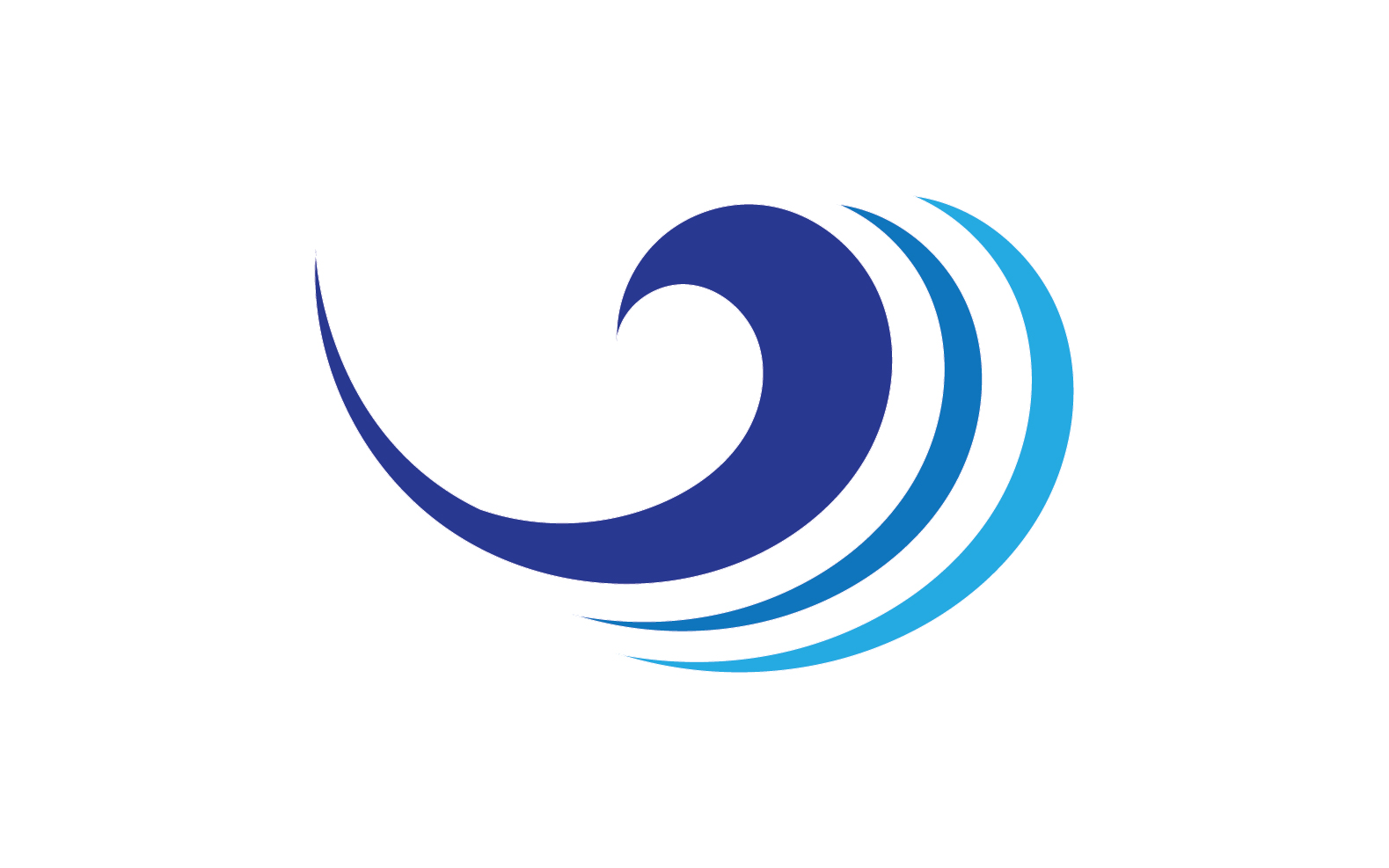 Beach water wave logo design company logo v21