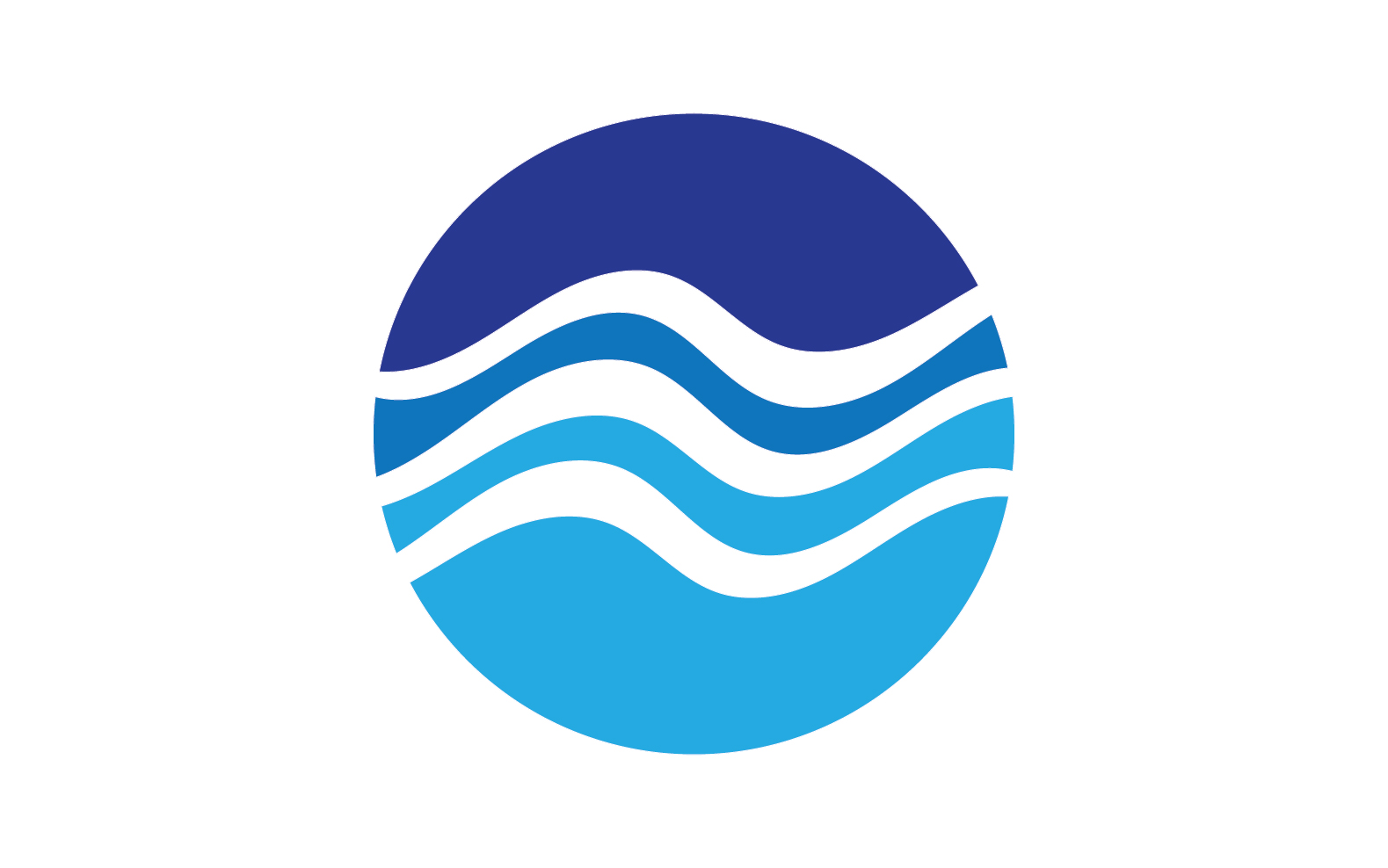 Beach water wave logo design company logo v28