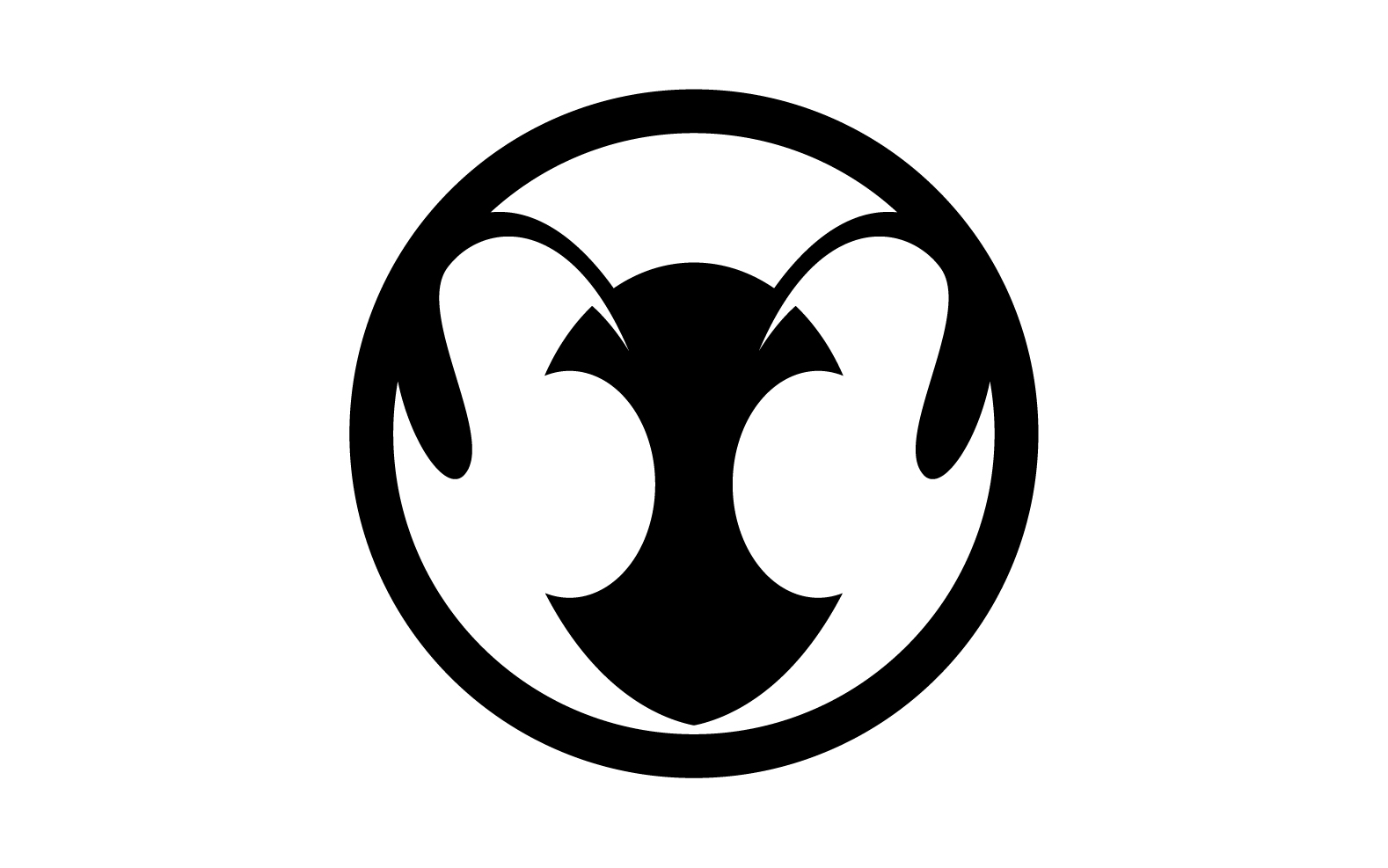 Ant head animals logo vector v23
