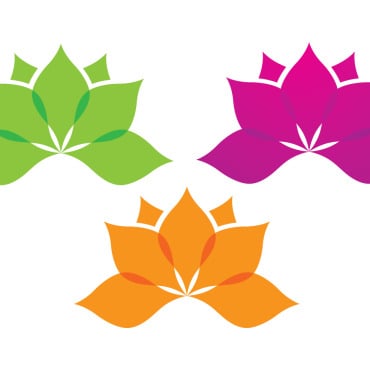 Yoga Lotus Logo Templates 326536