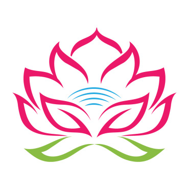 Yoga Lotus Logo Templates 326538