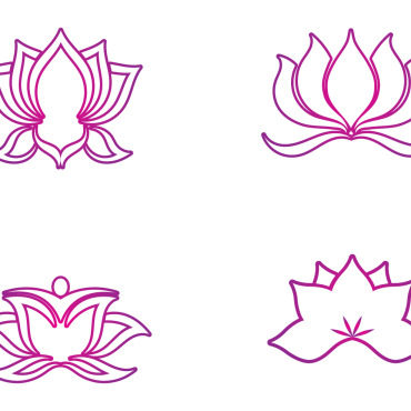 Yoga Lotus Logo Templates 326563