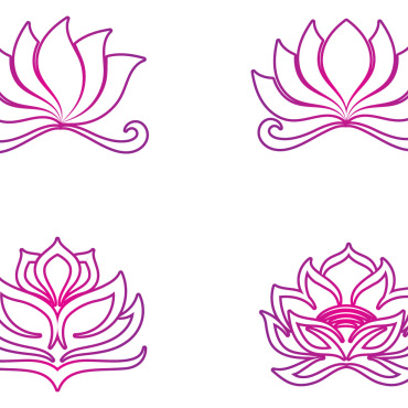 Yoga Lotus Logo Templates 326564