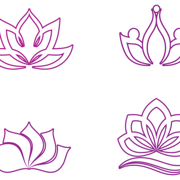 Yoga Lotus Logo Templates 326566