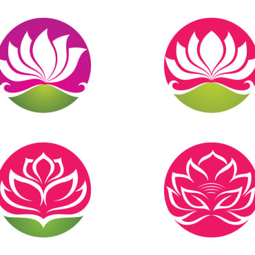 Yoga Lotus Logo Templates 326568