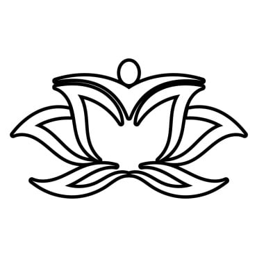 Yoga Lotus Logo Templates 326583