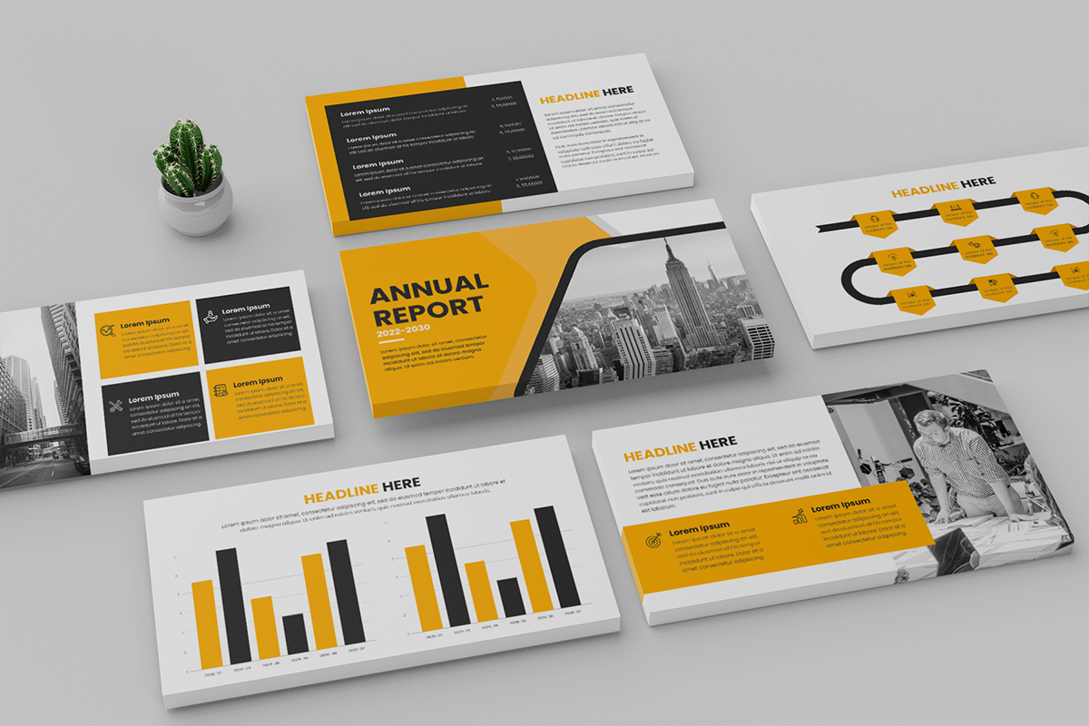 Business Annual Report PowerPoint Presentation Slides Template