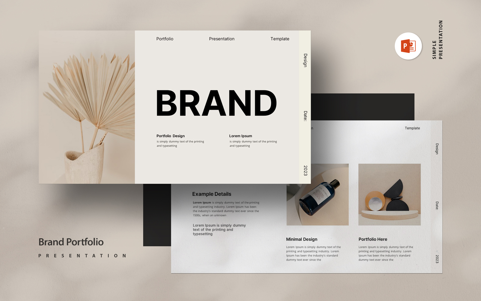 Minimal Brand Portfolio Presentation Template