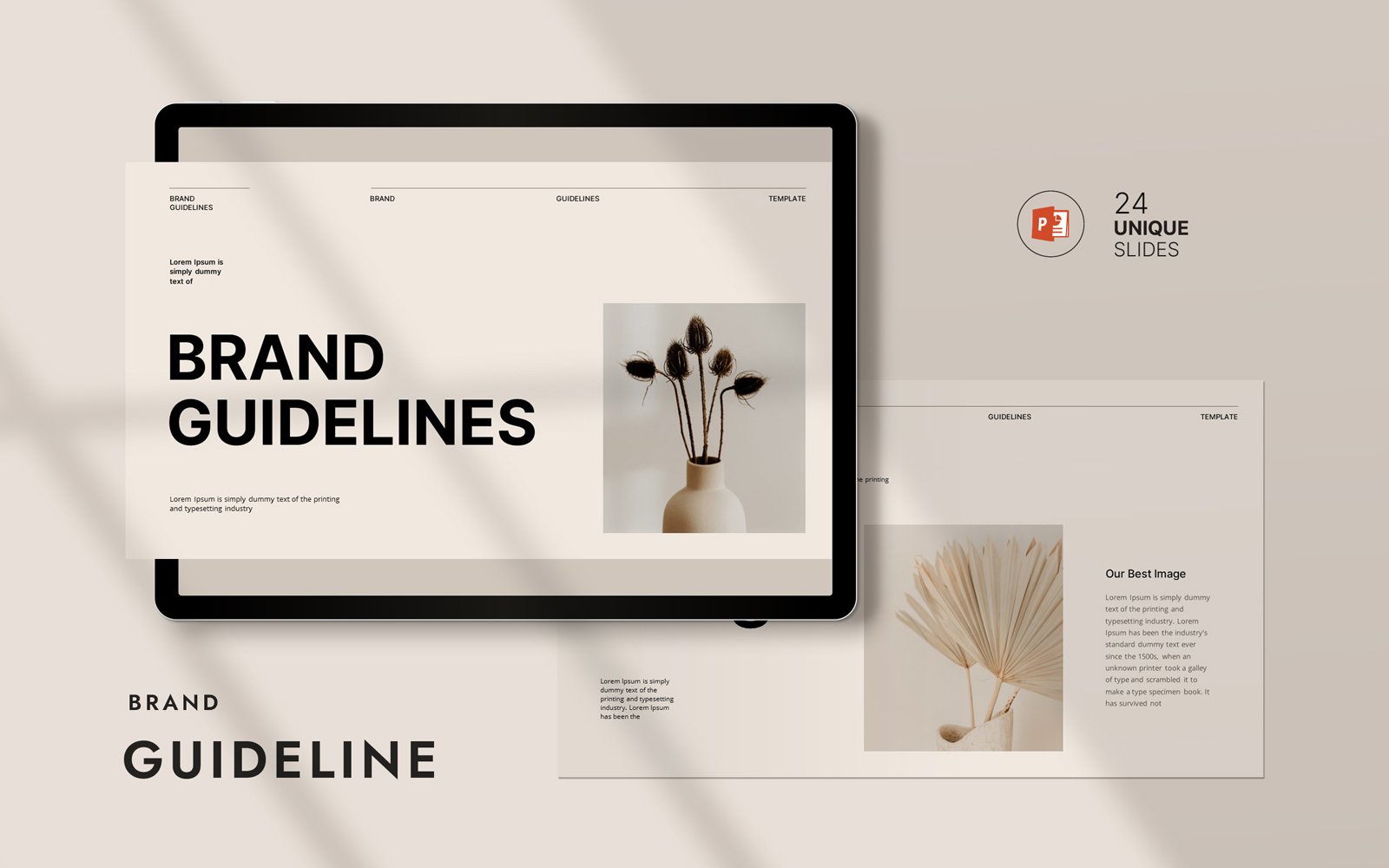 Creative Brand Guideline Presentation Template