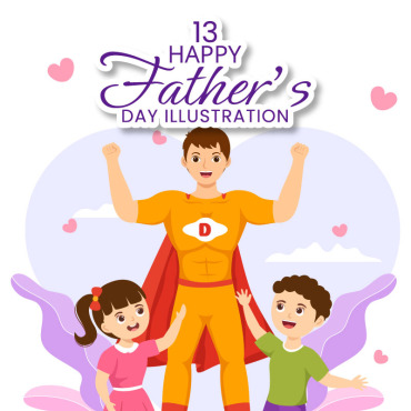 Day Dad Illustrations Templates 326864