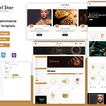 Clean Collections Responsive Website Templates 326900