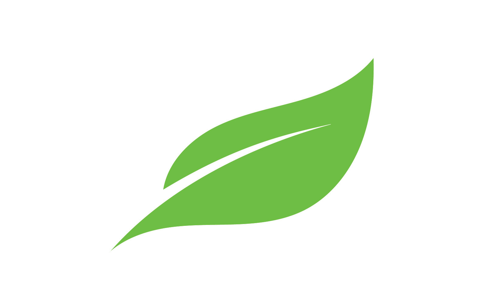 Leaf eco green tea nature fresh logo vector v10