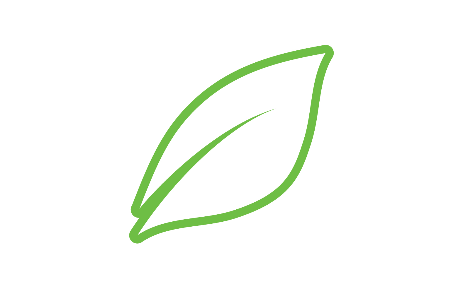 Leaf eco green tea nature fresh logo vector v15
