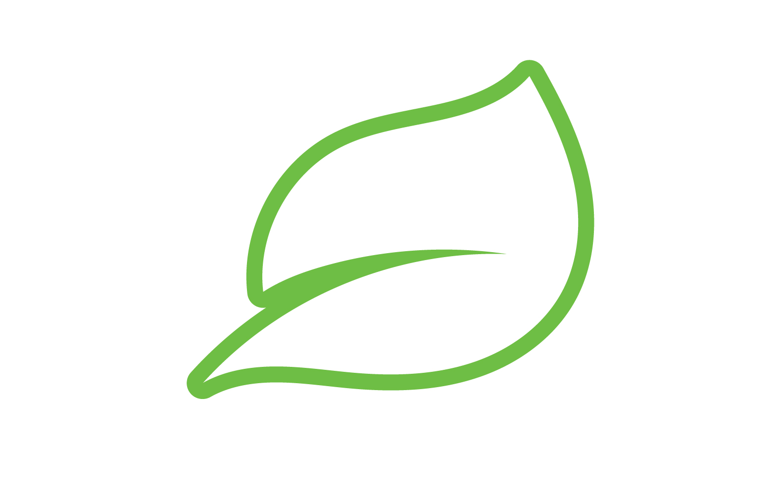 Leaf eco green tea nature fresh logo vector v17