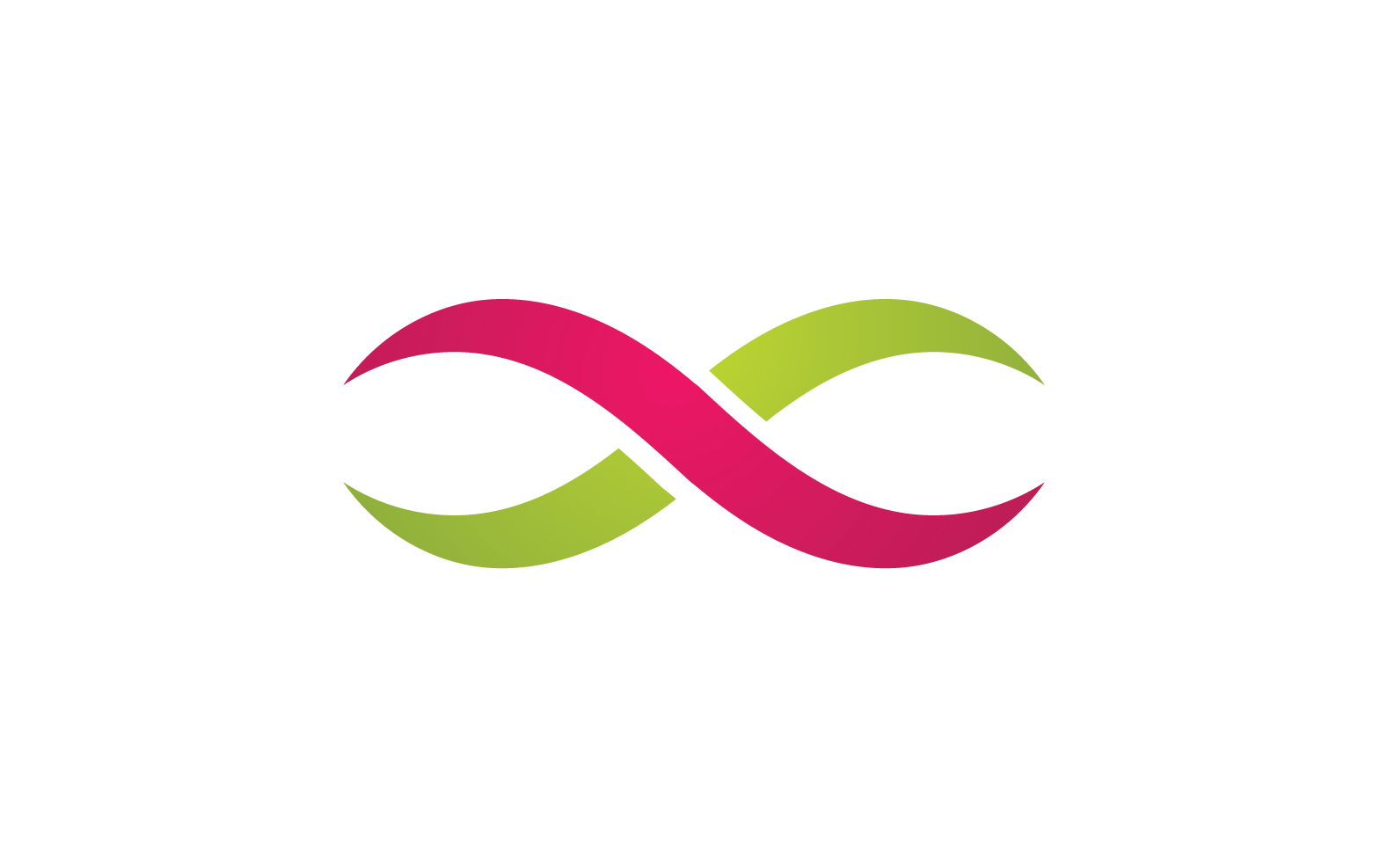 Loop design line infinity logo vector v6