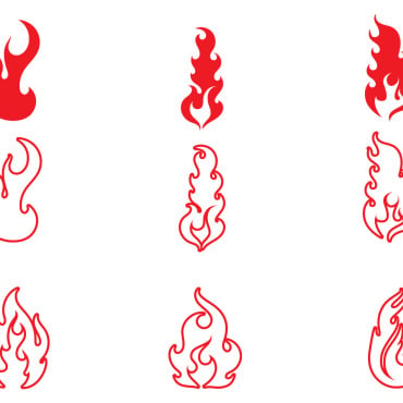 Flame Fire Logo Templates 327093