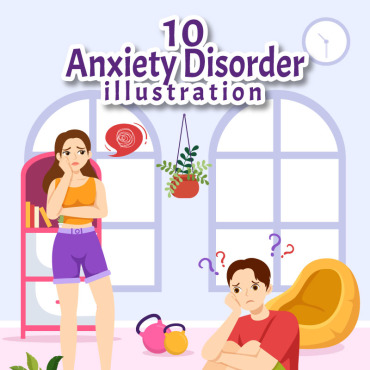 Disorder Anxiety Illustrations Templates 327266