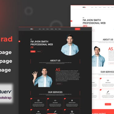 Bootstrap Business Responsive Website Templates 327397
