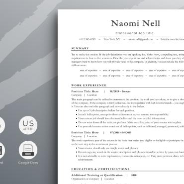 Template Cv Resume Templates 327435