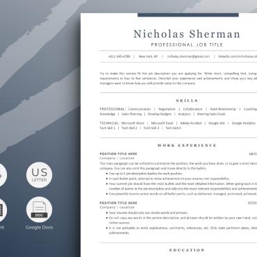 Template Cv Resume Templates 327437