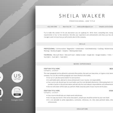 Template Cv Resume Templates 327440