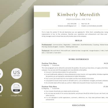 Template Cv Resume Templates 327441