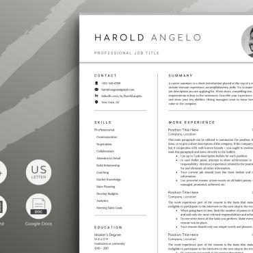 Template Cv Resume Templates 327448