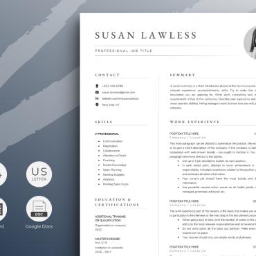 Template Cv Resume Templates 327452