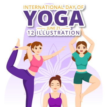 Yoga Day Illustrations Templates 327522