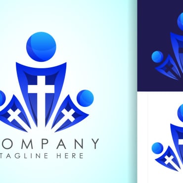 Catholic Christ Logo Templates 327545
