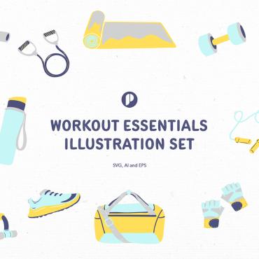 Workout Essential Illustrations Templates 327708