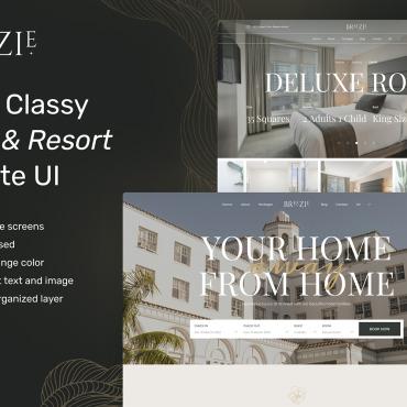 Resort Hotelier UI Elements 327709