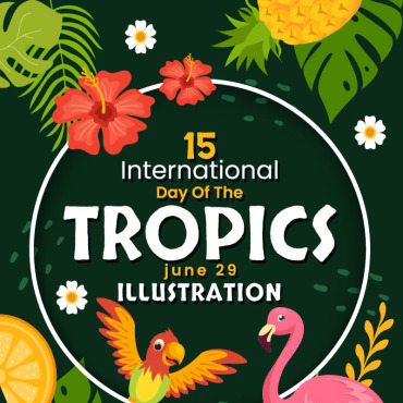 Of Tropic Illustrations Templates 327710