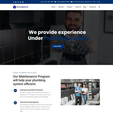 Clean Cleaning Responsive Website Templates 327786
