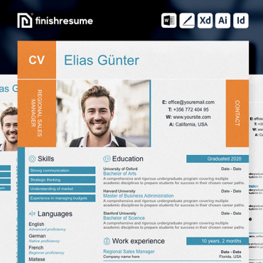 Manager Cv Resume Templates 327831