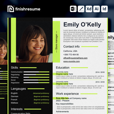 Manager Cv Resume Templates 327836