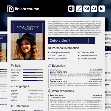 Cv Template Resume Templates 327837