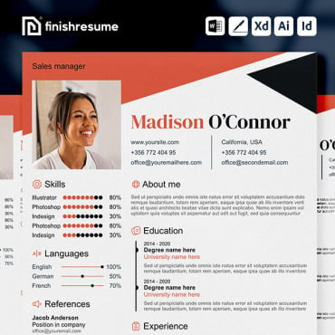 Manager Cv Resume Templates 327838