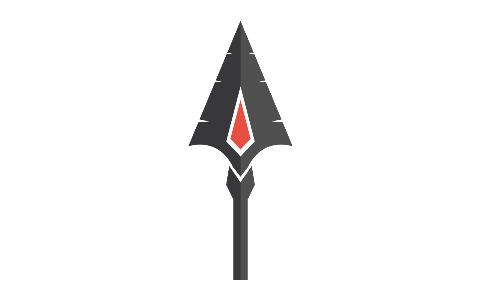 Spear  logo  for element design design vector v6
