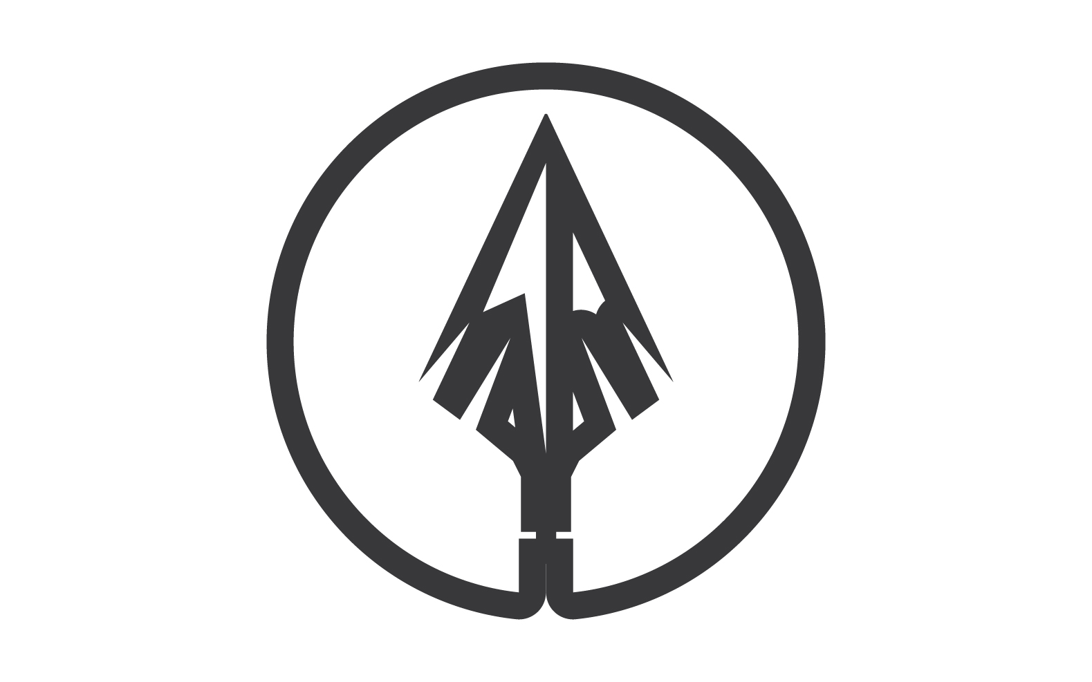 Spear  logo  for element design design vector v32