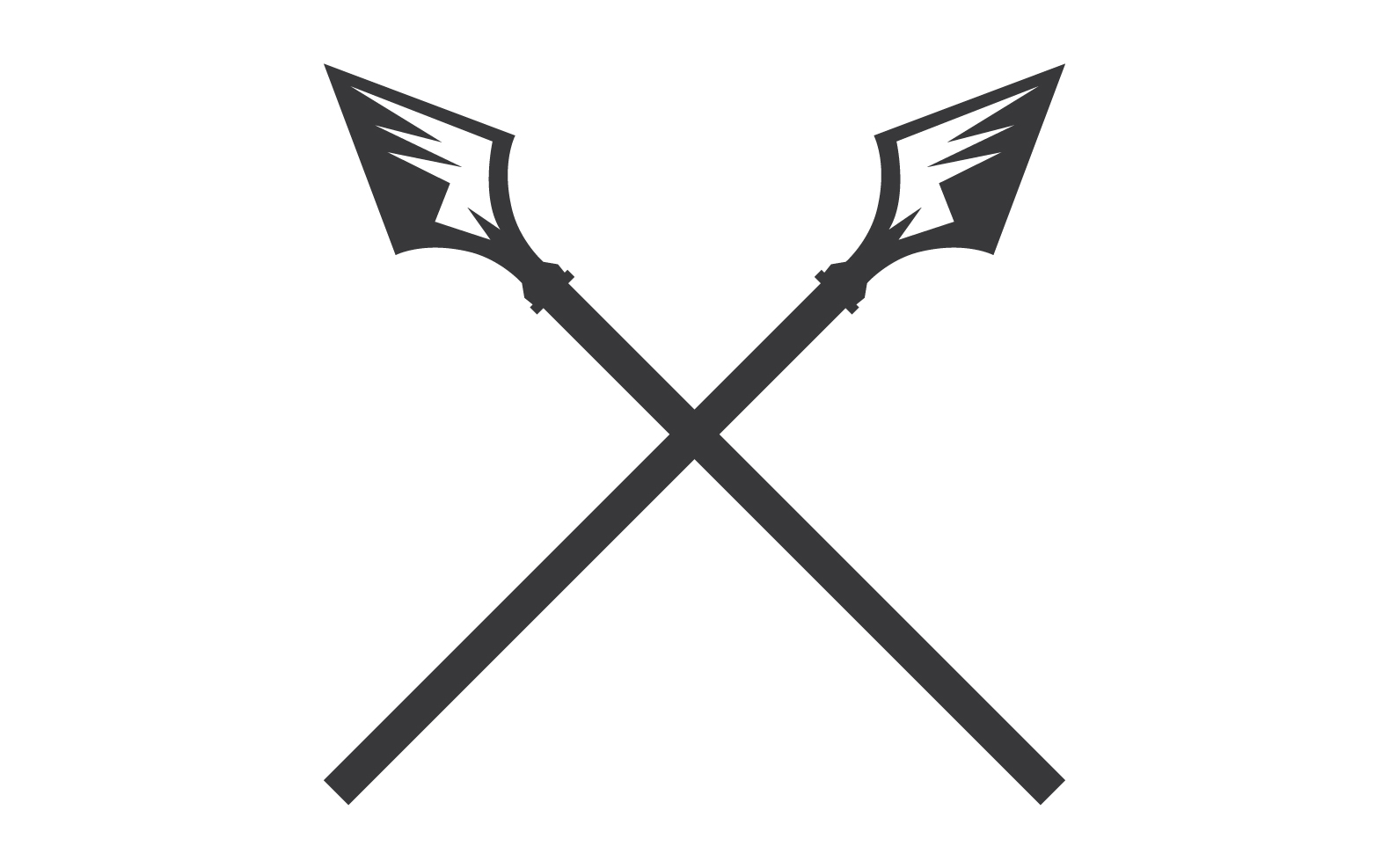 Spear  logo  for element design design vector v48