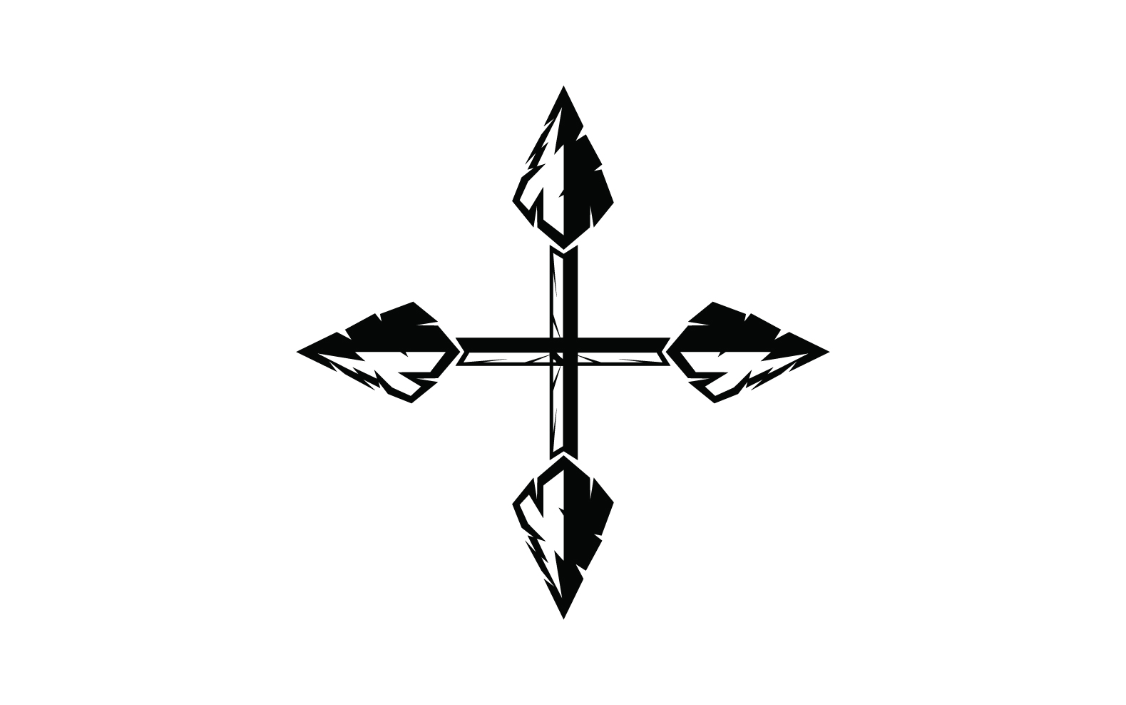 Spear  logo  for element design design vector v58